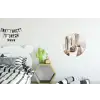 Terras - Stoelen - Strand - Beige Wandcirkel aluminium klein -kinderkamer
