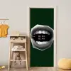 Mond - Groen - Illustratie - BLAH BLAH deurposter klein -sfeer4