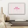 Focus on the good - Strepen - Roze - Smiley canvas 2cm klein -sfeer6