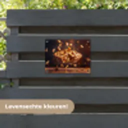 Appel - Taart - Warm - Eten tuinposter los doek klein -sfeer3