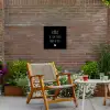 Quotes - Papa ik lijk steeds meer op jou - Stef Bos - Papa - Spreuken Tuinposter op houten frame 2 cm dik klein -sfeer3