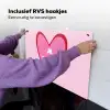 Hart - Frans - Valentijn - Roze Inductie beschemer met haakjes klein -ky-ophangen-nl