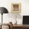 Pizza - Doos - Salami - Illustratie aluminium wit klein -sfeer5
