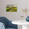 Toscane - Landschap - Wijngaarden poster papier klein -sfeer3