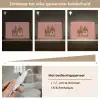 Illustratie - Bankje - Personen - Minimalistisch Light Box met kabel (Tafellamp) klein -USP_dimbaarNL