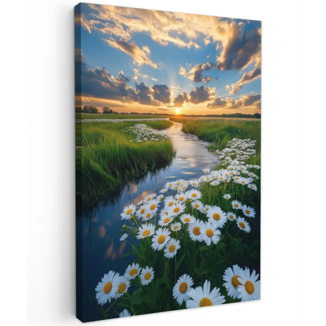 Beekje - Landschap - Margriet canvas 2cm klein -z3d