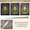 Dieren - Jungle - Giraf - Olifant - Aapje Light Box met kabel (Kinderlampje) klein -USP_dimbaarFR