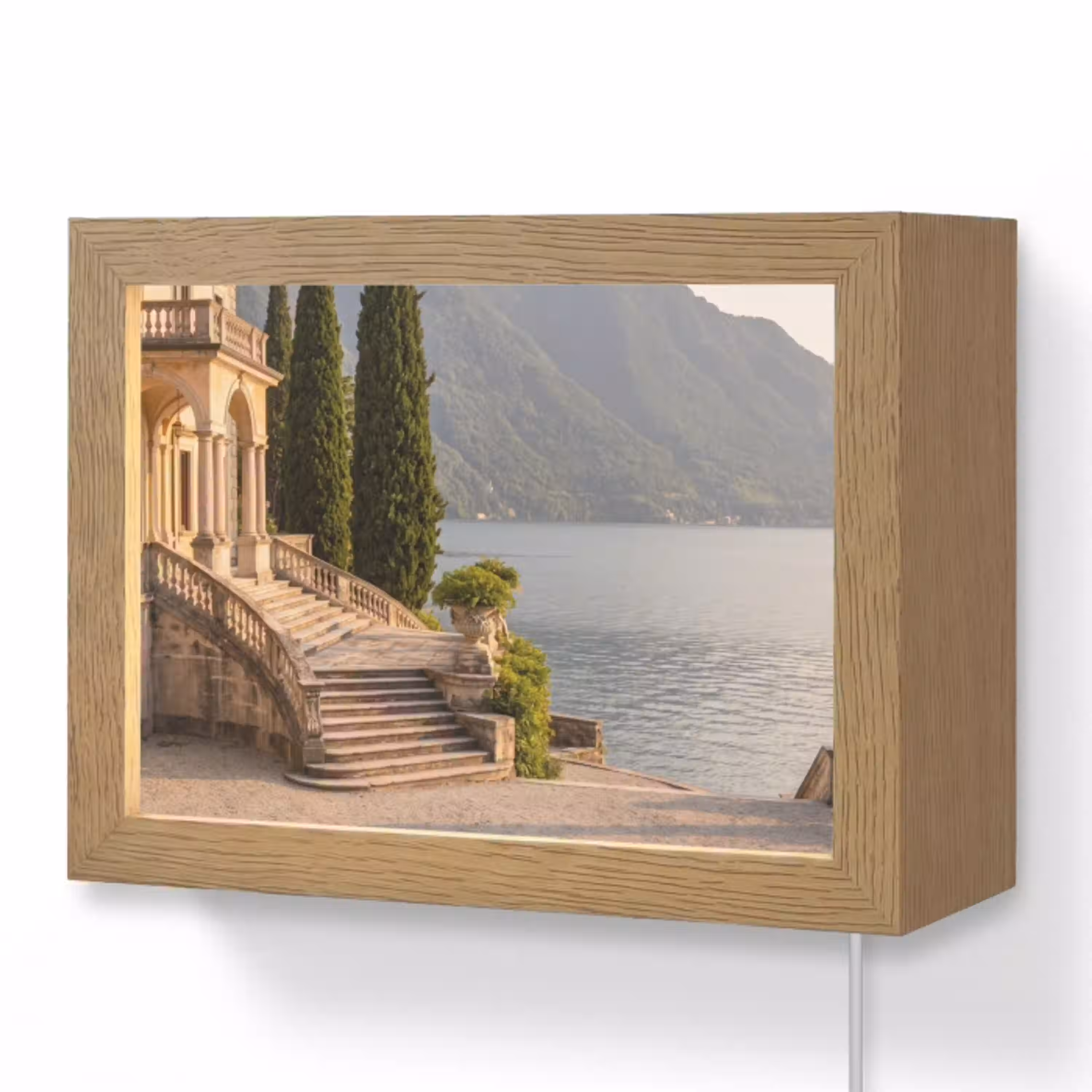 Villa - water -trappen Light Box met kabel (Wandlamp) klein -3d