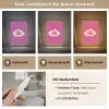 Girl power - Wolk - Roze Light Box met kabel (Tafellamp) klein -USP_lichtkleurDE