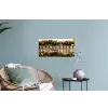 Bloemen - Hek - Stadszicht - Zomer Muursticker klein -plant