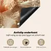 Bloem - Wit - Glitter - Goud - Modern Inductie beschermer vinyl 3mm middel -sfeer4
