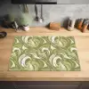Abstract - Textuur - Groen Inductie beschermer vinyl 3mm klein 276 -sfeer5