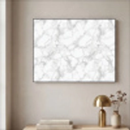 Wit - Marmer - Grijs Textielframe zwart klein 947 -sfeer2