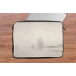 Boom - Mist - Sneeuw - Winter - Minimalistisch laptophoes neopreen klein -tafel