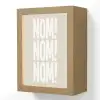 Beige - Vintage - Japandi - Decoratie Light Box met kabel (Wandlamp) klein -3d