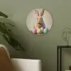 Paashaas - Pastel - Eieren Akoestische PET Vilt - Rond klein -sfeer2