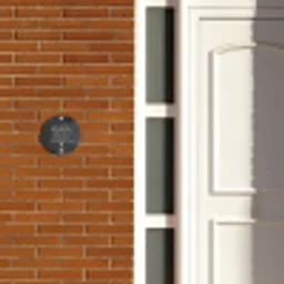 Donker steen - Sierlijk Naambord Rond klein -sfeer3-rond-XS