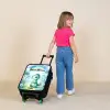 Daantje Dino Kinderkoffer - Zwart klein -sfeer1