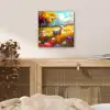Schaap - Weide - Bloemen aluminium wit klein -sfeer3