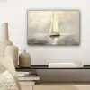 Zeilschip - Zee - Bewolkt canvas 2cm klein -sfeer6