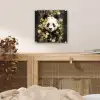 Panda - Pandabeer - Wilde dieren - Natuur - Bloemen plexiglas 5mm klein -sfeer4