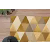 Geometrisch - Driehoek - Goud muismat rubber klein 262 -closeup