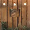 Bos - Mist - Zonlicht tuinposter los doek klein -sfeer1