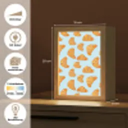Croissant - Speels - Blauw Light Box met kabel (Tafellamp) klein 925 -USP_websiteoverzichtDE