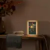 Bloemen - Vaas - Zwart Light Box met kabel (Tafellamp) klein -sfeer4