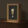 Milkshake - Goud - Drinken - Zwart Light Box met kabel (Tafellamp) klein -z3d_website