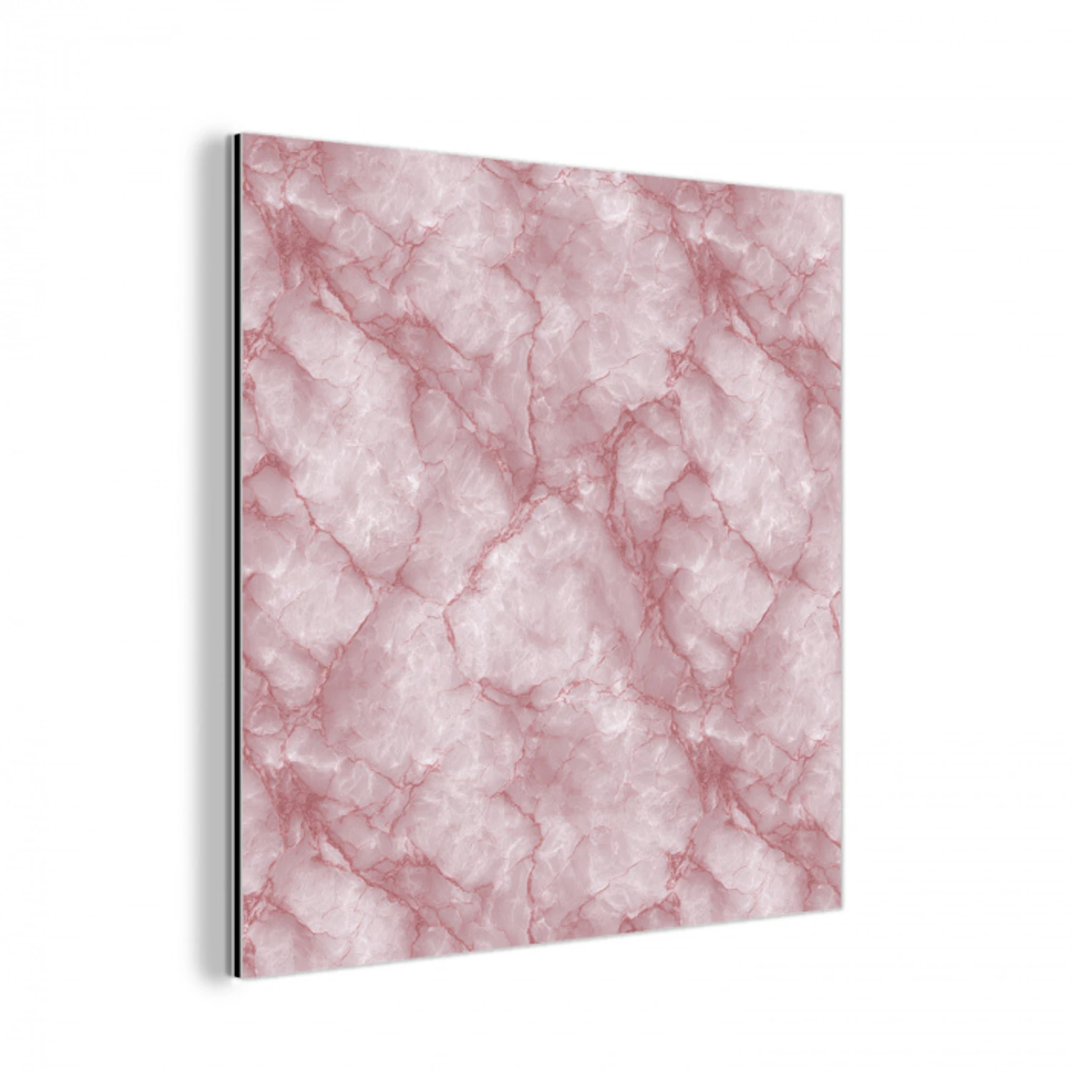 Roze - Kwartsmarmer - Aders aluminium wit klein 46 -3d