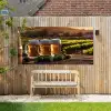 Bier - Hop - Landschap Tuinposter op houten frame 2 cm dik xxl -sfeer4
