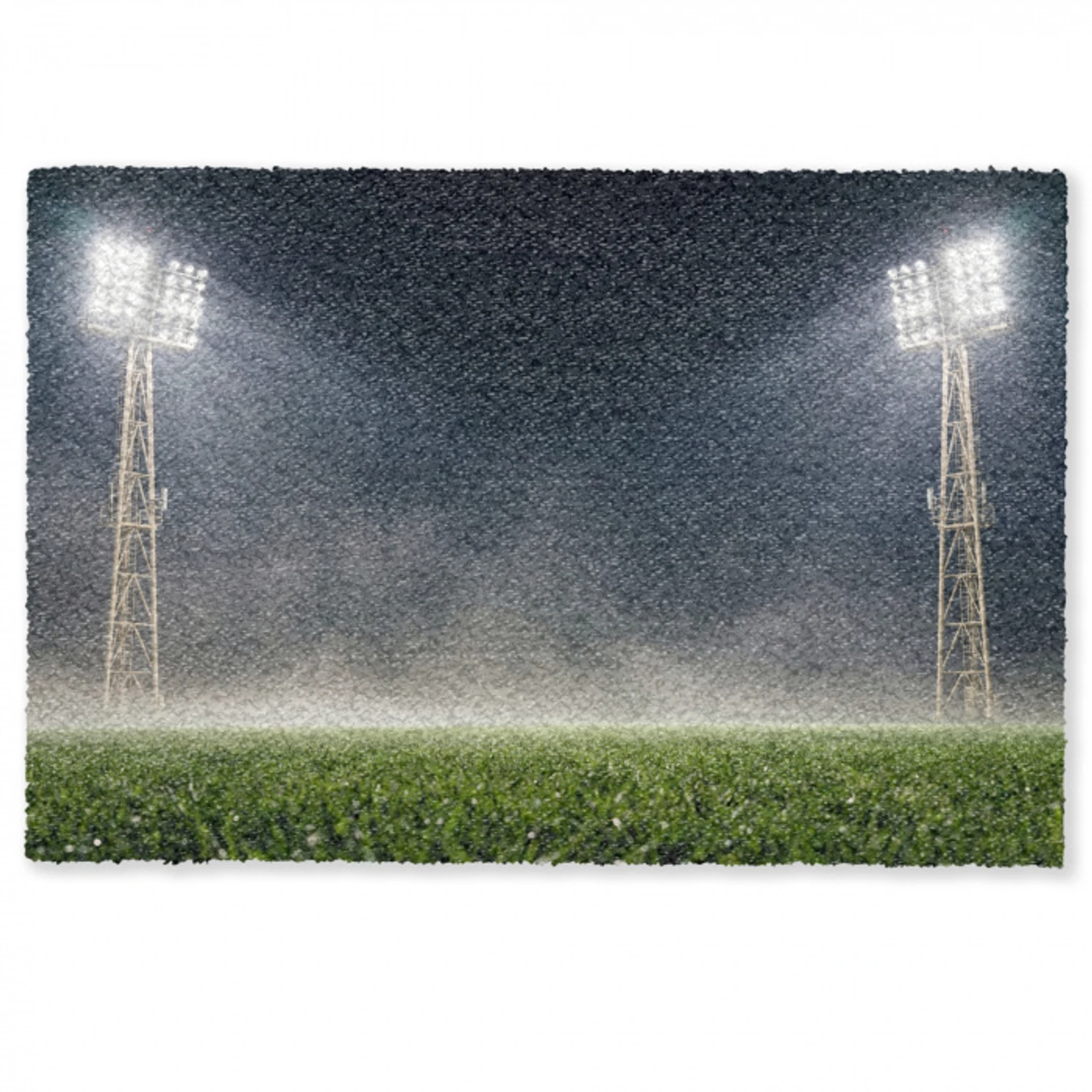 Stadion - Lichtmast - Sport - Nacht Deurmat klein -zkaufland3d