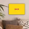 Smile - Roze - Geel canvas 2cm klein -sfeer1