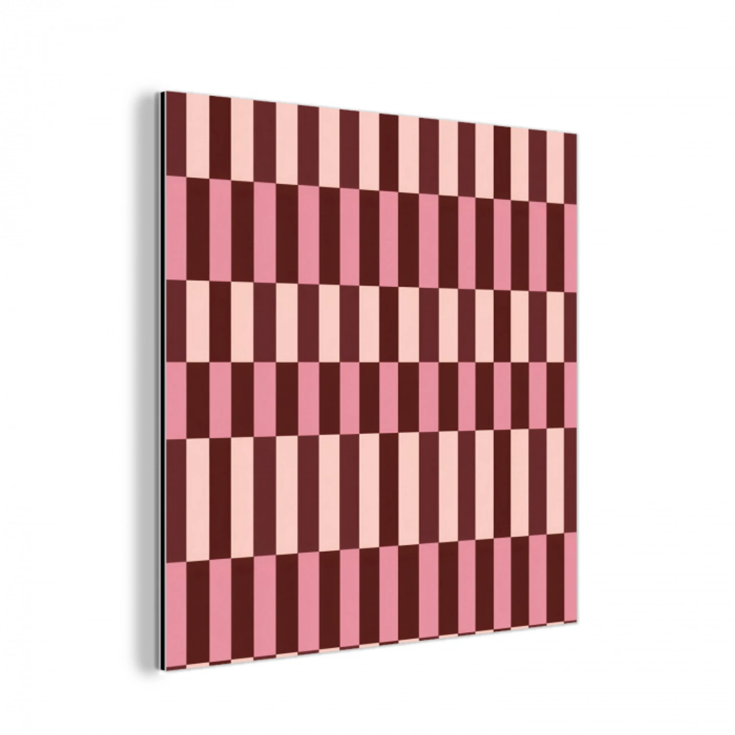 Roze - Rood - Blokjes aluminium wit klein 46 -3d