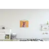 Zonnebril - Kat - Sjaal - Bloemen textielposter latten blank klein -kinderkamer