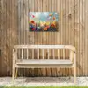 Bloemen - Natuur - Botanisch - Kunst Tuinposter op houten frame 2 cm dik klein -sfeer4