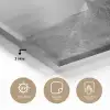 Hert - Mistig - Zwart - Wit plexiglas 5mm klein -sfeer2