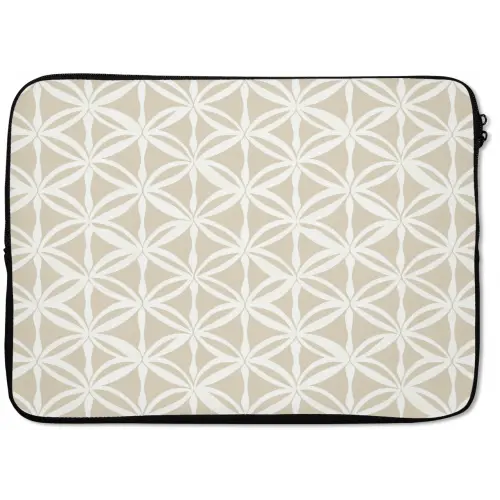Motief - Modern - Beige laptophoes neopreen klein 279 -zkaufland3dotto