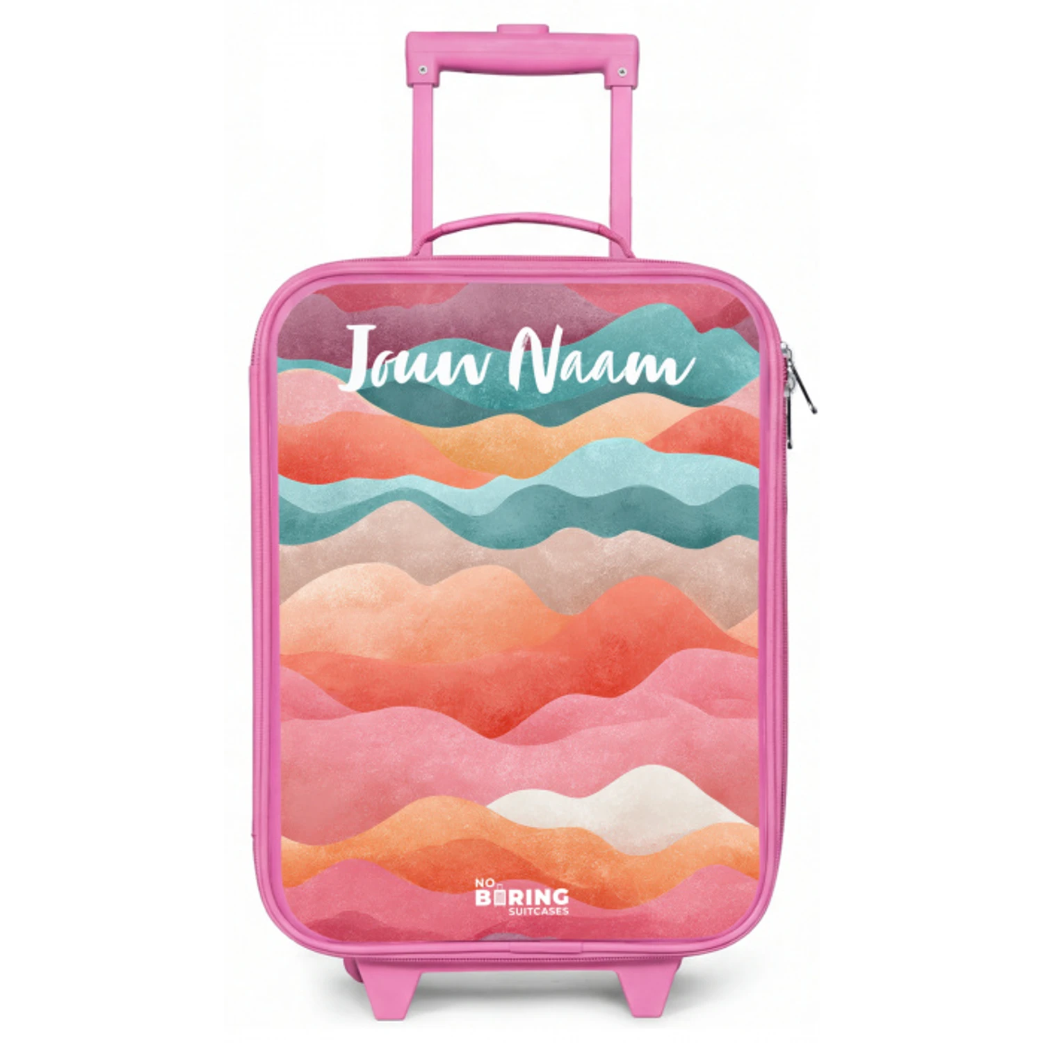 Golven - Kleurrijk - Abstract Kinderkoffer - Roze klein -zz3dotto