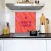 Quote - Zomer - Roze Inductie beschemer met haakjes middel -sfeer2