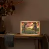 Wijngaard - Druiven - Zonsondergang Light Box met kabel (Tafellamp) klein -sfeer4