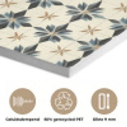 Sierlijk - Ornament - Blauw PET vilt klein 837 -closeup_NL