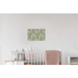 Vlakken - Rustiek - Groen Muursticker klein 286 -kinderkamer