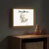 Beer - Maan - Sterren - Kinderen Light Box met batterij (Wandlamp kind) middel -sfeer5_kind