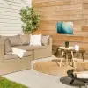 Waterplanten - Vissen - Kleurrijk - Water tuinposter los doek klein -sfeer4