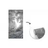 Bos - Hert - Zwart - Wit fotobehang vinyl groot -3d