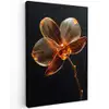 Orchidee - Doorzichtig - Bloem Tuinposter op houten frame 2 cm dik klein -3d
