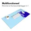 Today is a good day - Blauw - Schaduw Muismat XXL klein -sfeer4