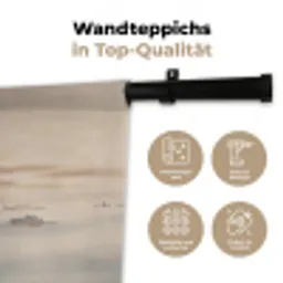 Japans - Landschap - Beige Wandkleed katoen klein -tsfeer2_DE